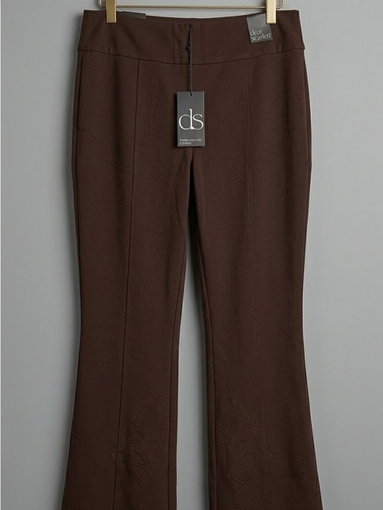 Dear Scarlett Pants - Dear Scarlett Brown Bootcut Stretch Pants